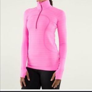 Lululemon Hot Pink Quarter Zip